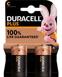 Duracell Plus C-Batterien (2)