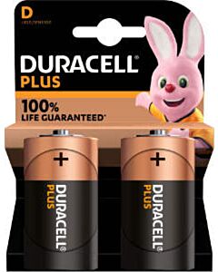 Duracell Plus D-Batterien (2)