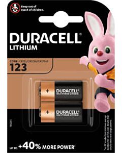 Duracell DL123A / CR123A / EL123A Batterien (2)