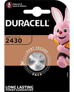 Duracell DL2430 / CR2430 Knopfzellenbatterie