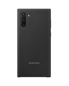 Galaxy Note10 (5G) Silikonhülle schwarz EF-PN970TBEGWW