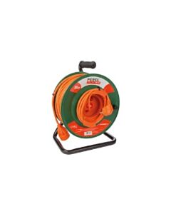 Kabeltrommel 50 Meter 3G1.5 orange Schuko