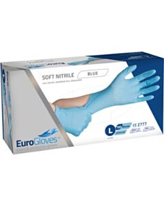 100 Nitrilhandschuhe Größe L blau EuroGloves