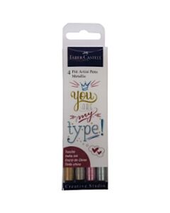 Handlettering Pitt Artist Pen Metallic Set 4-teilig 167304