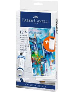 Acrylfarbe Faber-Castell 12 Farben