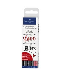 Handlettering Pitt Artist Pen Set Faber-Castell 4-teilig 267115