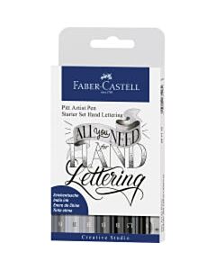 Handlettering Pitt Artist Pen Set Faber-Castell 9-tlg