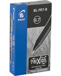 12 Pilot FriXion Ball Tintenroller schwarz mittel 0,7 mm
