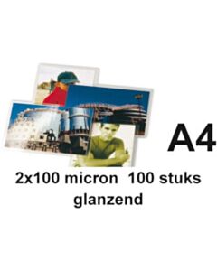 GBC Laminierfolien A4 glänzend 2x100 Mikron 100 Stück