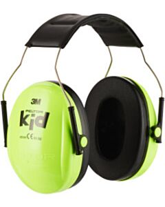 Kapselgehörschutz für Kinder 27 dB 3M Peltor H510AK Neongrün