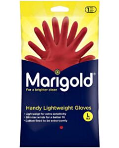 Haushaltshandschuhe Marigold rot Größe L (1 Paar)