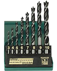 Mannesmann 8-teiliges Holzbohrer-Set