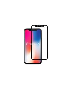 3D Glas Displayschutz für iPhone X schwarz