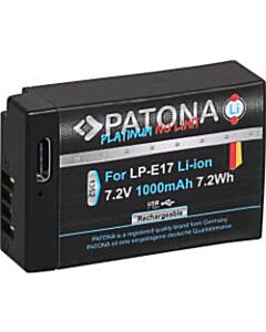 Canon LP-E17 Akku mit USB-C (Patona Platinum)