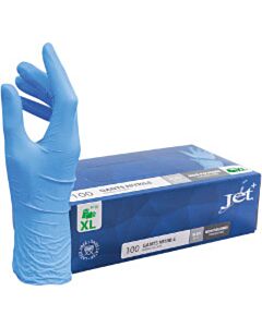 100 Nitrilhandschuhe Jet Größe XL blau