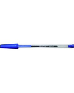 Quantore Kugelschreiber mit Kappe blau mittel