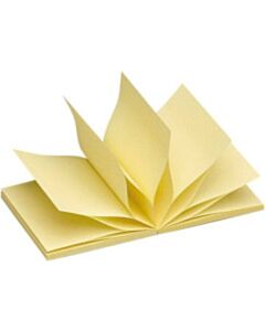 Z-Notes 75x75mm gelb Quantore (100 Blatt)