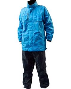 Regenkombi blau/schwarz M/L