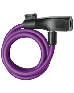 AXA Resolute Kabelschloss lila 120 cm x 8 mm