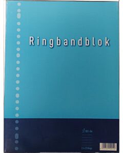 Ringbuchblock A4 23-Loch liniert 100 Blatt