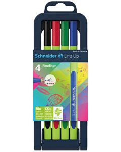 4 Fineliner Schneider Line-Up 0,4 mm sorti