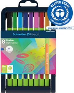 8 Fineliner Schneider Line-Up 0,4 mm sorti