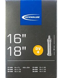 Schwalbe Fahrradschlauch 16/18 Zoll DV 4