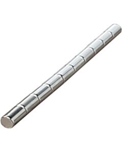 10 Neodym-Stabmagnete 5 mm Durchmesser 8,47 mm Höhe N45