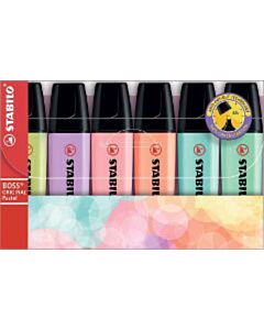 Textmarker Stabilo Boss Pastell 8 Farben