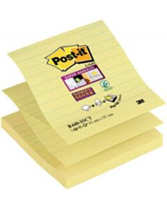 Post-it Z-Notes 101 x 101 mm Super Sticky gelb (90 Blatt)