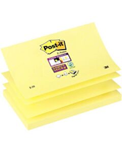 Post-it Z-Notes 76 x 127 mm Super Sticky gelb (90 Blatt)