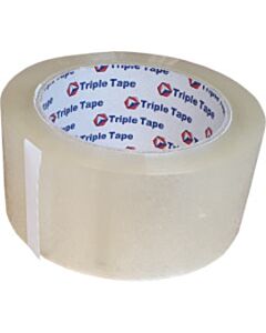 Triple Tape Top Low Noise 50mm x 66m transparent (1 Rolle)