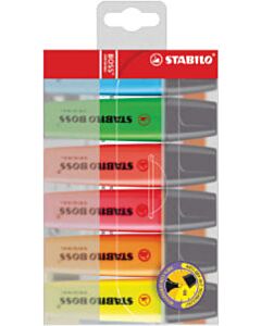 Textmarker Stabilo Boss Original 6 Farben