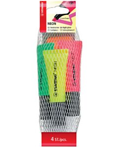 Textmarker Stabilo Boss Original 4 Neonfarben